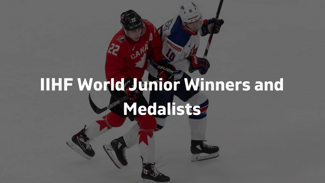 IIHF World Junior Winners and Medalists