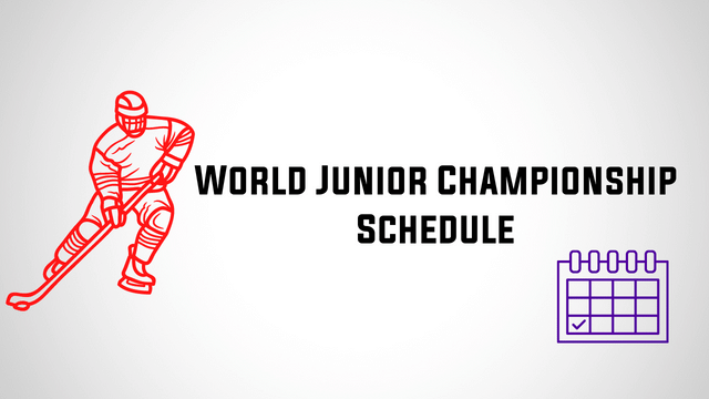 World Juniors Schedule 2022